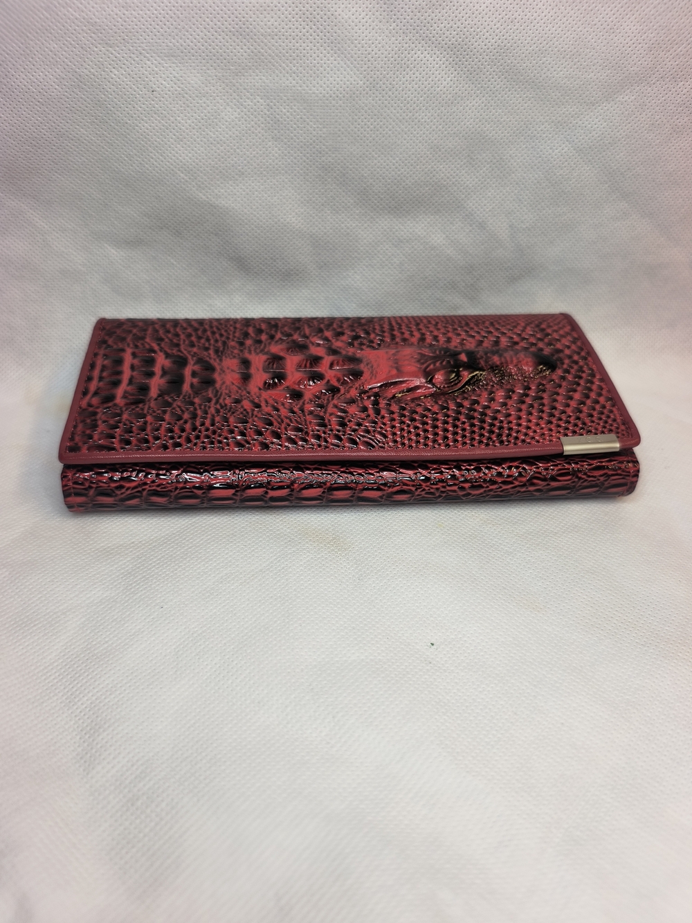 Red Wallet Croc Embossed - Picture 3 of 8